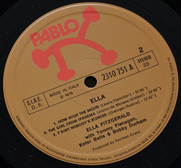 Ella Fitzgerald - Ella Fitzgerald At The Montreux Jazz Festival 1975 (Vinyl, LP, Album) Very Good Plus (VG+) / Good Plus (G+)