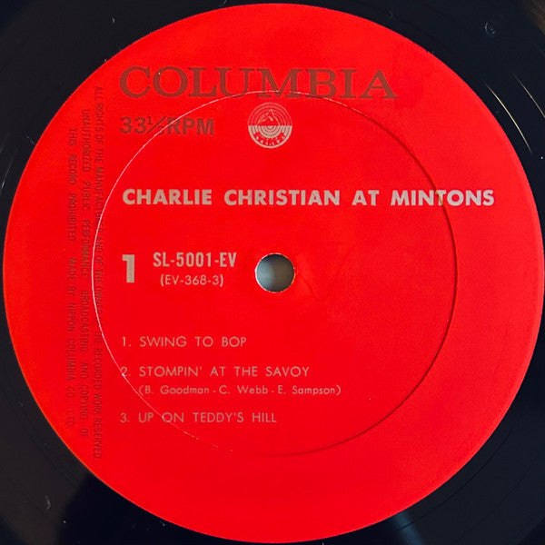 Charlie Christian - Charlie Christian At Mintons (Vinyl, LP, Album,...