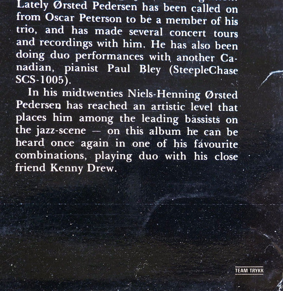 Kenny Drew - Duo 2 (Vinyl, LP, Album, Reissue, Stereo) Very Good Plus (VG+) / Very Good (VG)