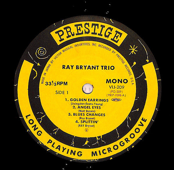 Ray Bryant Trio - Piano Piano Piano Piano... (Vinyl, LP, Album, Reissue, Mono) Near Mint (NM or M-) / Very Good (VG)