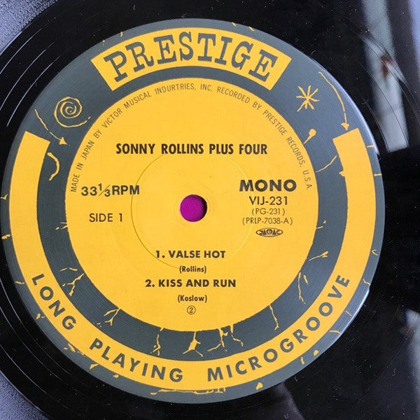 Sonny Rollins - Plus 4 (Vinyl, LP, Album, Reissue, Mono) Very Good Plus (VG+) / Very Good Plus (VG+)