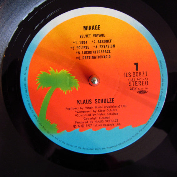 Klaus Schulze - Mirage (Vinyl, LP, Album)