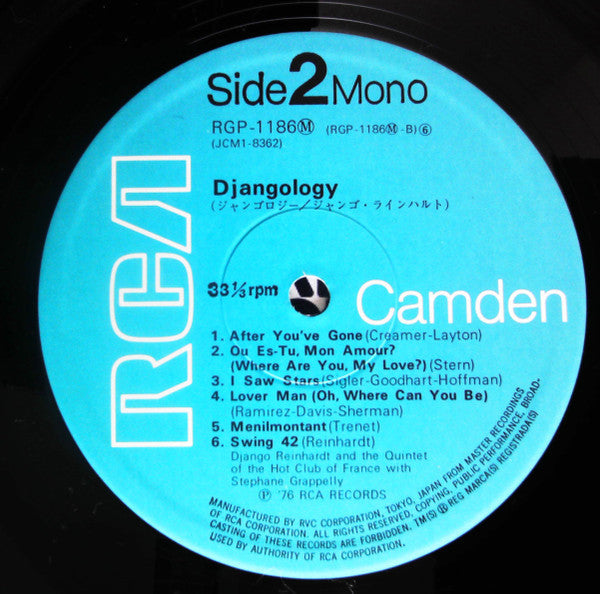 Django Reinhardt - Djangology (Vinyl, LP, Album, Mono)