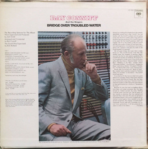 Ray Conniff And The Singers - Bridge Over Troubled Water (Vinyl, LP, Album, Reissue, Stereo) Good Plus (G+) / Good Plus (G+)