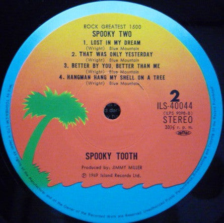 Spooky Tooth - Spooky Two (Vinyl, LP, Album, Reissue) Very Good Plus (VG+) / Very Good Plus (VG+)