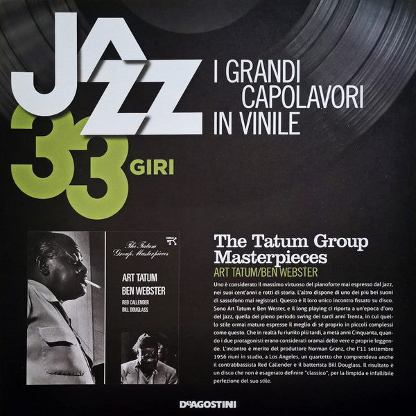 Art Tatum - The Tatum Group Masterpieces (Vinyl, LP, Album, Reissue, Stereo) Very Good Plus (VG+) / Very Good Plus (VG+)