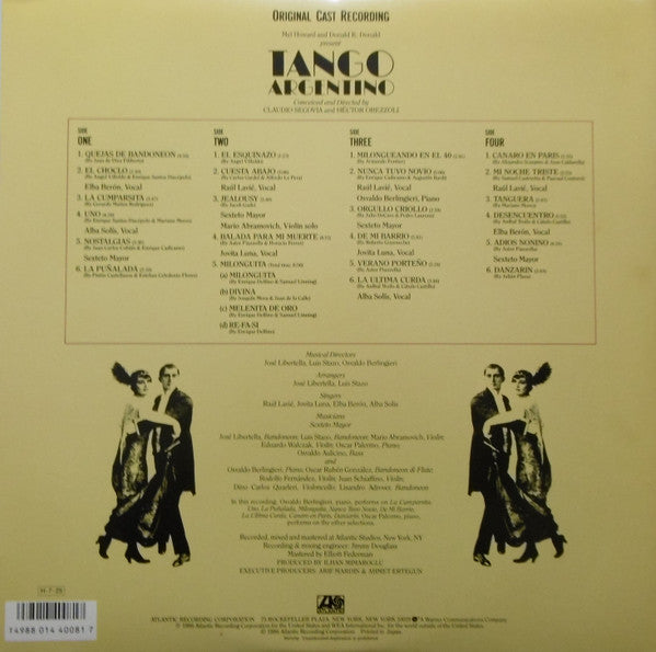 Claudio Segovia - Tango Argentino - Original Cast Recording (2xVinyl, LP, Album) Very Good Plus (VG+) / Good Plus (G+)
