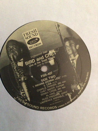 Bird (28) - Inglewood Jam (Live At The Trade Winds 16 June 1952) (Vinyl, LP, Album) Very Good Plus (VG+) / Very Good Plus (VG+)