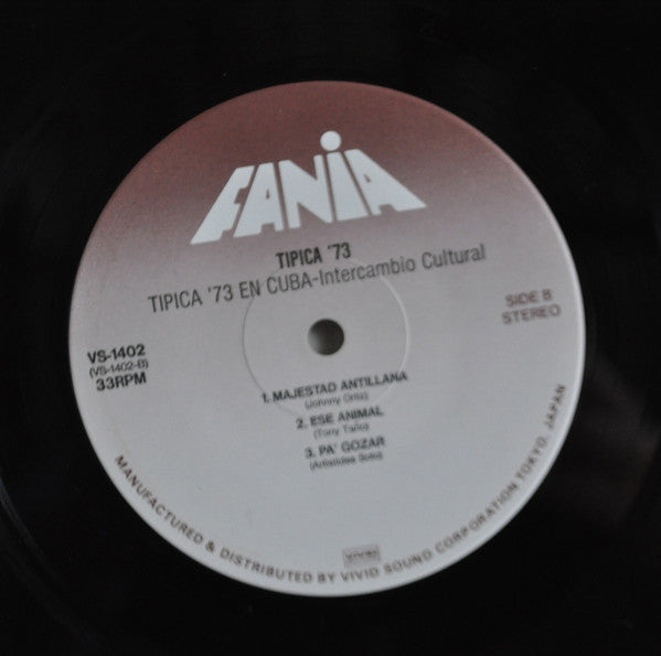 Tipica 73 - En Cuba - Intercambio Cultural (Vinyl, LP, Album, Stereo) Very Good (VG) / Very Good (VG)