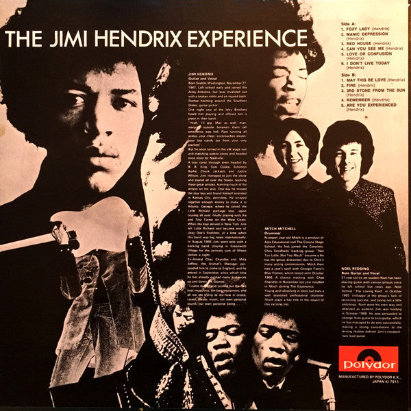 The Jimi Hendrix Experience - Are You Experienced (Vinyl, LP, Album...