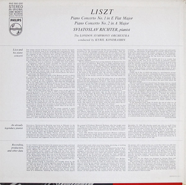 Sviatoslav Richter - Concerto No.1 / Concerto No.2 (Vinyl, LP, Stereo) Good Plus (G+) / Very Good (VG)