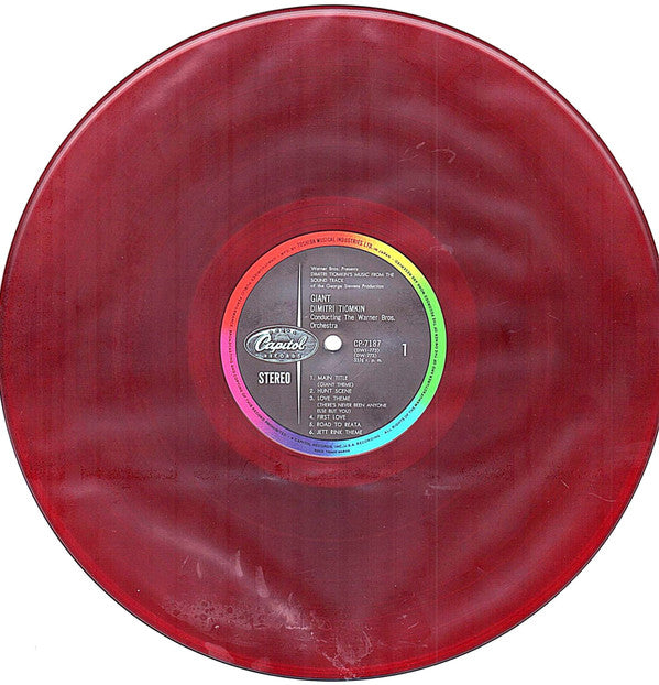Dimitri Tiomkin - Giant (Dimitri Tiomkin's Music From The Sound Track Of The George Stevens Production) (Vinyl, LP, Album, Stereo) Very Good Plus (VG+) / Very Good Plus (VG+)