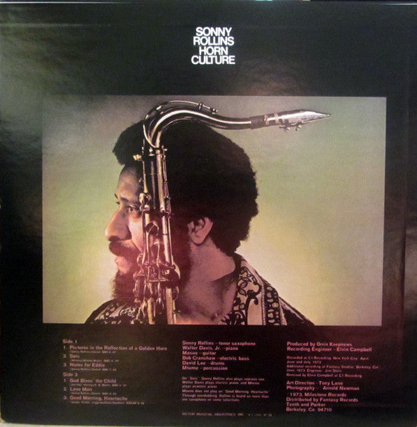 Sonny Rollins - Horn Culture (Vinyl, LP, Album)