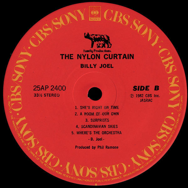 Billy Joel - The Nylon Curtain (Vinyl, LP, Album, Stereo)