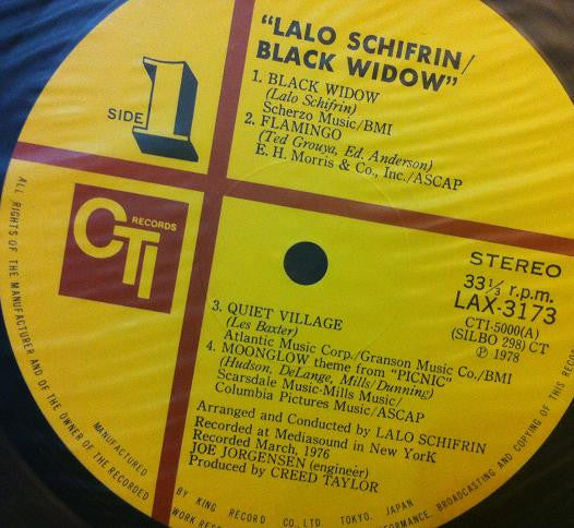 Lalo Schifrin - Black Widow (Vinyl, LP, Album, Limited Edition, Rei...