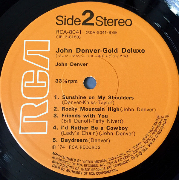 John Denver - Gold Deluxe (Vinyl, LP, Compilation)