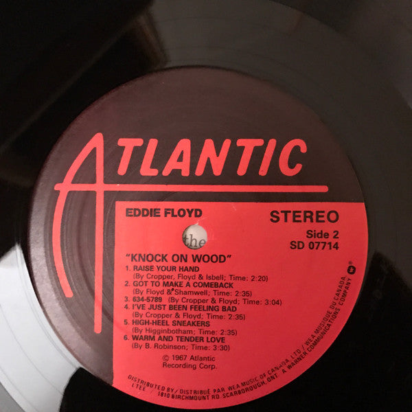 Eddie Floyd - Knock On Wood (Vinyl, LP, Album, Reissue, Remastered, Stereo) Good Plus (G+) / Very Good (VG)