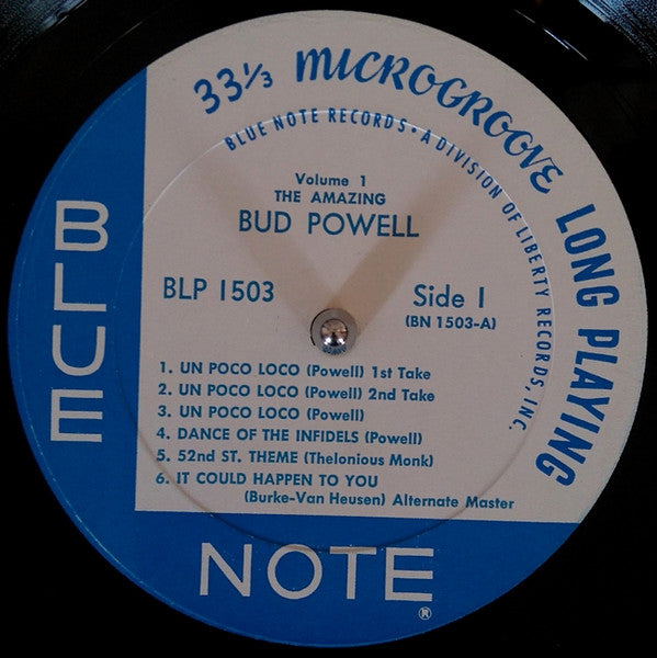 Bud Powell - The Amazing Bud Powell, Volume 1 (Vinyl, LP, Album, Mono, Reissue, Remastered) Very Good Plus (VG+) / Very Good Plus (VG+)