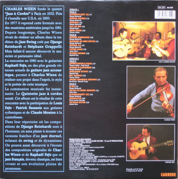 Jazz A Cordes Quintet - Djangology (2xVinyl, LP, Album) Good Plus (G+) / Good Plus (G+)