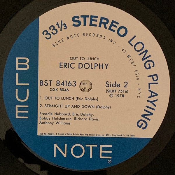 Eric Dolphy - Out To Lunch! (Vinyl, LP, Album, Reissue) Near Mint (NM or M-) / Very Good Plus (VG+)