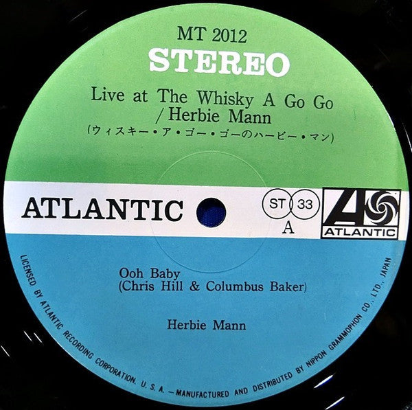 Herbie Mann - Live At The Whisky A Go Go (Vinyl, LP, Album)