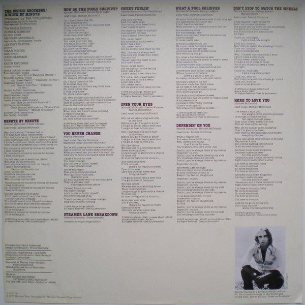 The Doobie Brothers - Minute By Minute (Vinyl, LP, Album)