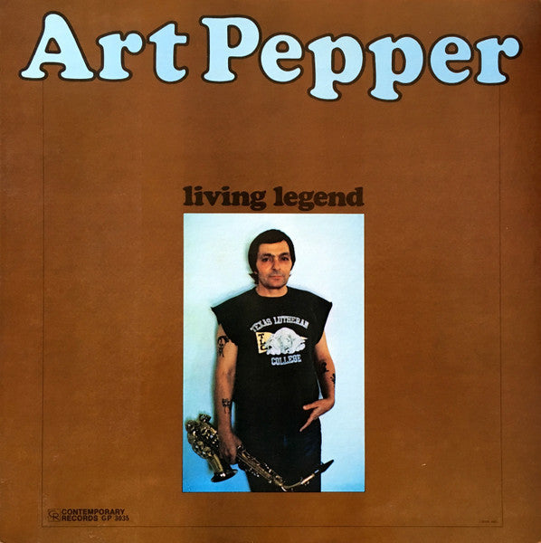 Art Pepper - Living Legend (Vinyl, LP, Album)