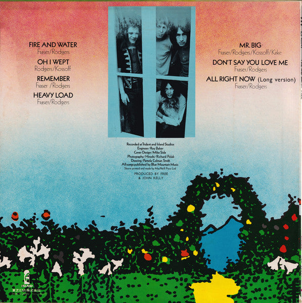 Free - Fire And Water (Vinyl, LP, Album, Reissue, Stereo)