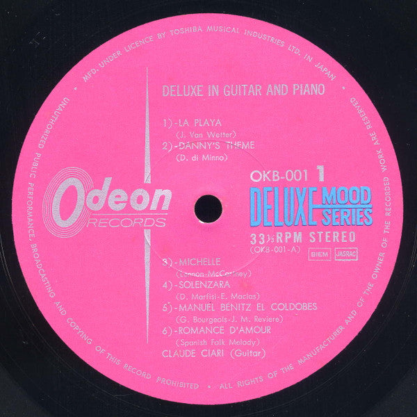 Claude Ciari - Deluxe In Guitar & Piano (Vinyl, LP, Album, Compilat...