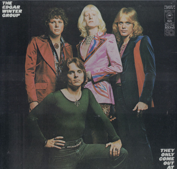 The Edgar Winter Group - They Only Come Out At Night (Vinyl, LP, Album, Quadraphonic) Very Good Plus (VG+) / Very Good (VG)
