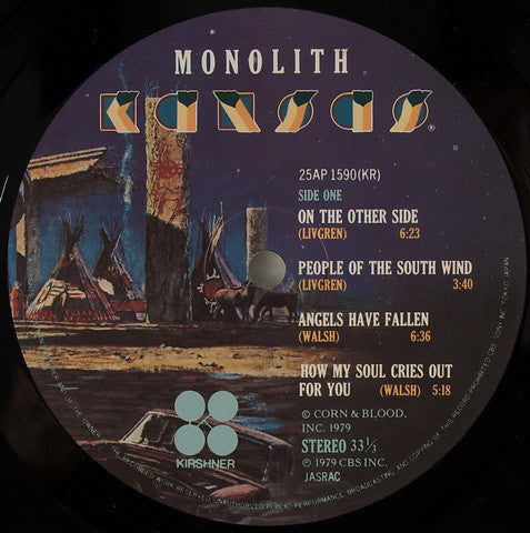 Kansas (2) - Monolith (Vinyl, LP, Album, Stereo)