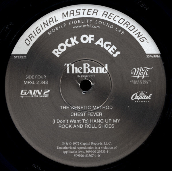 The Band - Rock Of Ages (The Band In Concert) (2xVinyl, LP, Album, Limited Edition, Numbered, Reissue, Remastered, Stereo) Very Good Plus (VG+) / Very Good Plus (VG+)