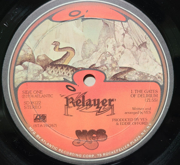 Yes - Relayer (Vinyl, LP, Album, Stereo) Very Good (VG) / Very Good (VG)