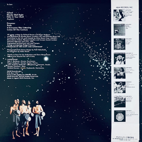 Supertramp - Crime Of The Century (Vinyl, LP, Album, Reissue)