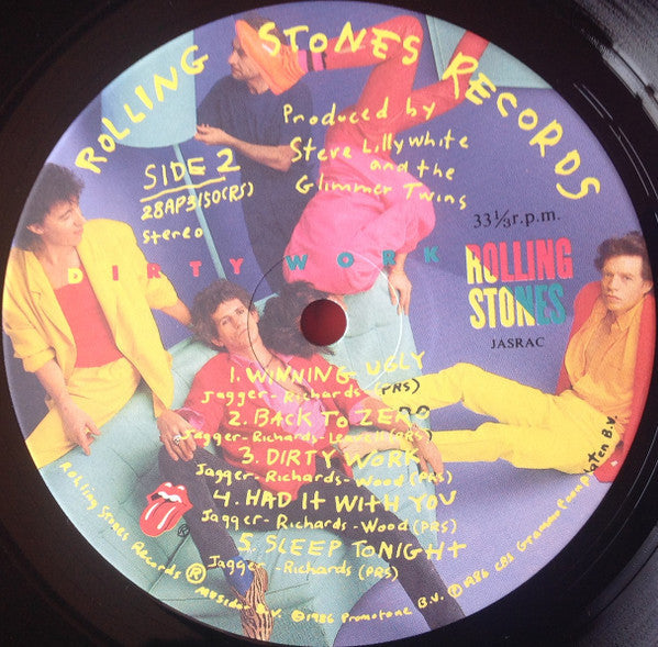 The Rolling Stones - Dirty Work (Vinyl, LP, Album)