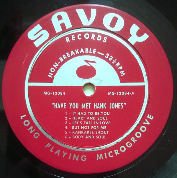 Hank Jones - Have You Met Hank Jones (Vinyl, LP, Album, Mono) Good Plus (G+) / Very Good (VG)