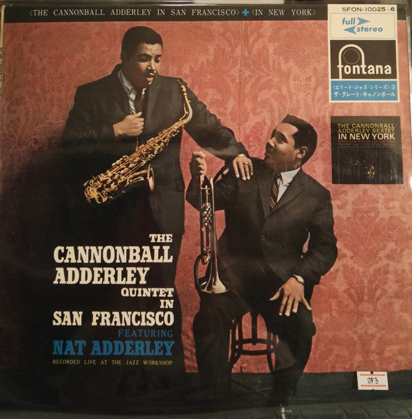 The Cannonball Adderley Quintet - The Cannonball Adderley Quintet In San Francisco / The Cannonball Adderley Sextet In New York (2xVinyl, LP, Compilation) Very Good (VG) / Very Good Plus (VG+)
