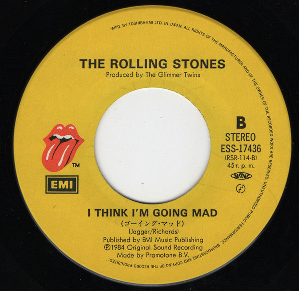 The Rolling Stones - She Was Hot (Vinyl, 7", 45 RPM) Very Good Plus (VG+) / Very Good Plus (VG+)