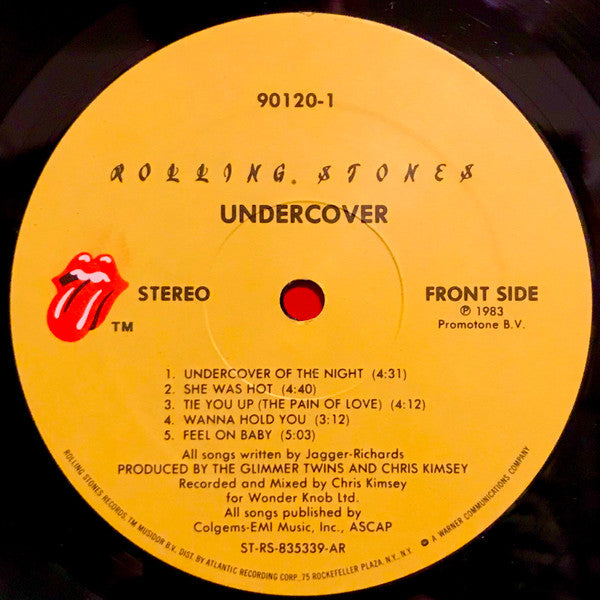 The Rolling Stones - Undercover (Vinyl, LP, Album, Stereo) Very Good Plus (VG+) / Very Good (VG)