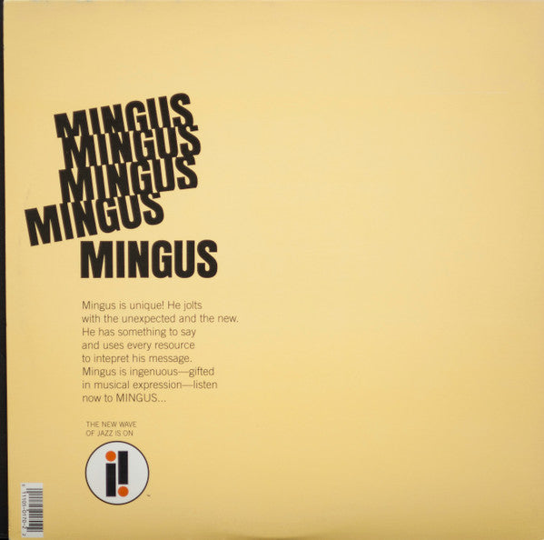 Charles Mingus - Mingus Mingus Mingus Mingus Mingus (Vinyl, LP, Album, Limited Edition, Reissue, Remastered, Stereo) Good Plus (G+) / Very Good Plus (VG+)