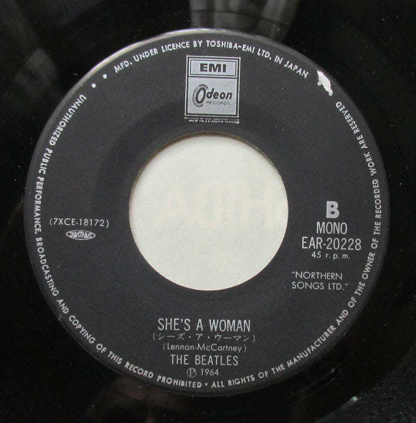 The Beatles - アイ・フィール・ファイン = I Feel Fine / シーズ・ア・ウーマン = She's A Woman (Vinyl, 7", 45 RPM, Single, Reissue) Very Good Plus (VG+) / Very Good Plus (VG+)