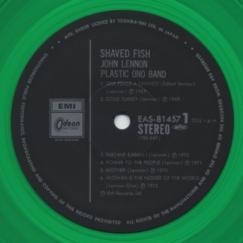 John Lennon - Shaved Fish (Vinyl, LP, Compilation, Reissue)