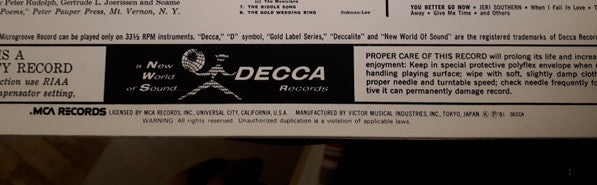 Peggy Lee - Sea Shells (Vinyl, LP, Album, Reissue) Very Good Plus (VG+) / Very Good Plus (VG+)