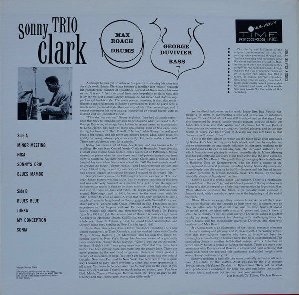 Sonny Clark Trio - Sonny Clark Trio (Vinyl, LP, Album, Reissue, Ste...