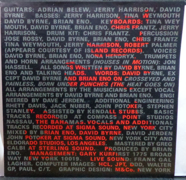 Talking Heads - Remain In Light (Vinyl, LP, Album, Stereo)