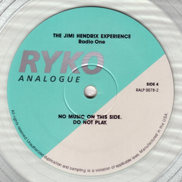 The Jimi Hendrix Experience - Radio One (Vinyl, Vinyl, All Media, LP, LP, Single Sided, Limited Edition, Remastered) Very Good (VG) / Very Good Plus (VG+)