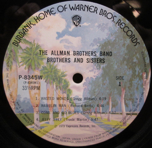 The Allman Brothers Band - Brothers And Sisters (Vinyl, LP, Album)
