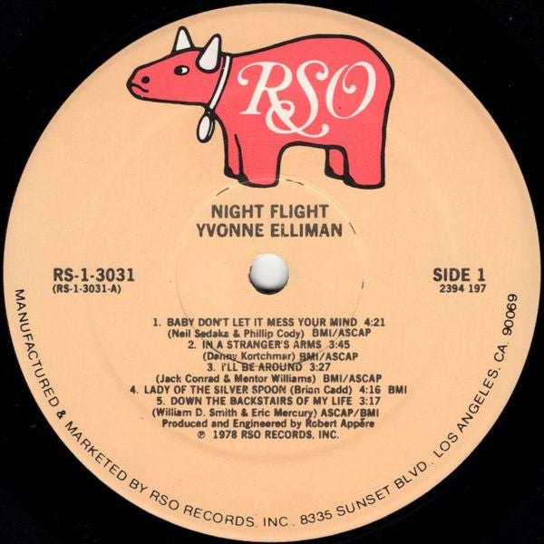 Yvonne Elliman - Night Flight (Vinyl, LP, Album)