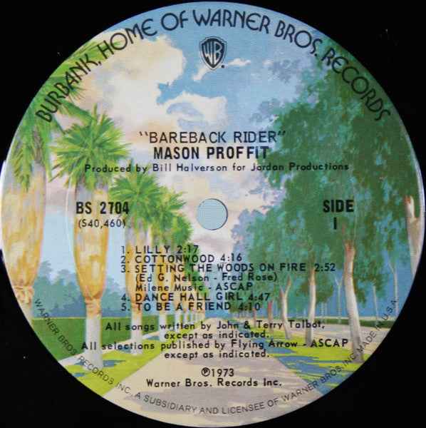 Mason Proffit - Bareback Rider (Vinyl, LP, Album, Stereo) Good Plus (G+) / Very Good (VG)