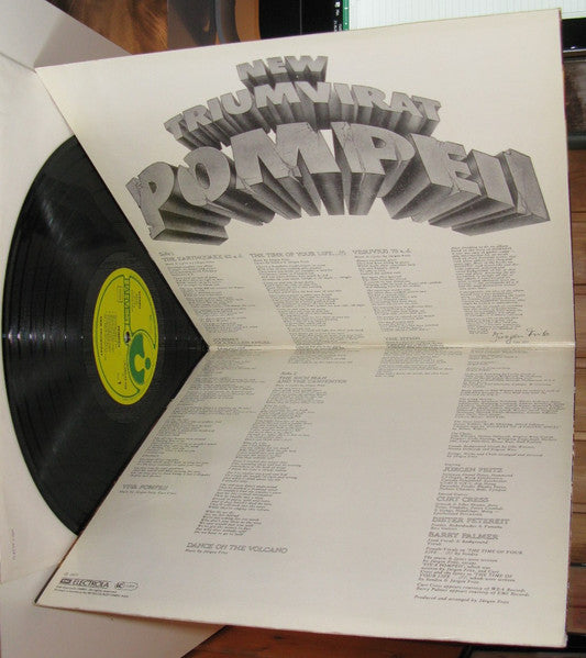 Triumvirat - Pompeii (Vinyl, LP, Album, Stereo) Very Good Plus (VG+) / Good Plus (G+)